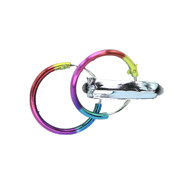 Silver Ear Ring Color 1cm